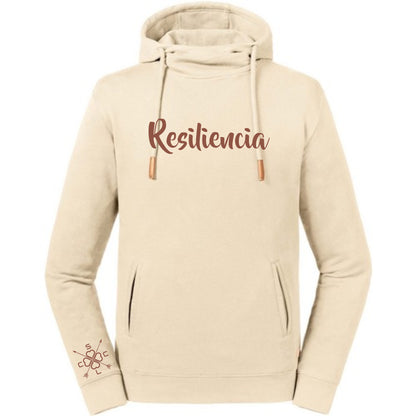 Sudadera UNISEX con capucha y cuello "Resiliencia"