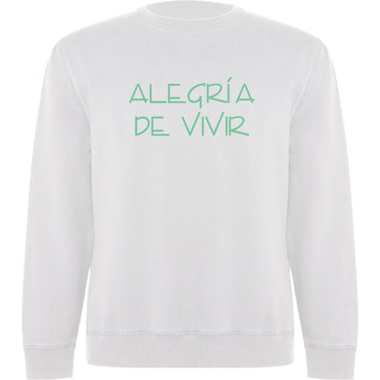 SUDADERA UNISEX "ALEGRÍA DE VIVIR" (Varios colores)