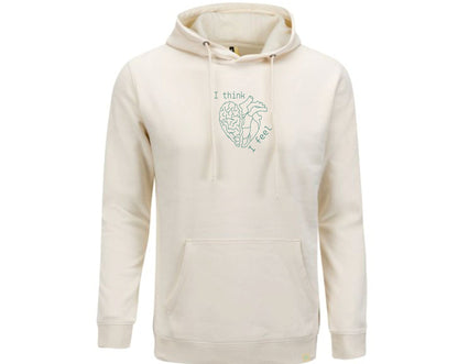 Sudadera UNISEX con capucha " I THINK I FEEL" NEW