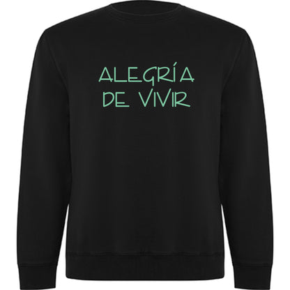 SUDADERA UNISEX "ALEGRÍA DE VIVIR" (Varios colores)